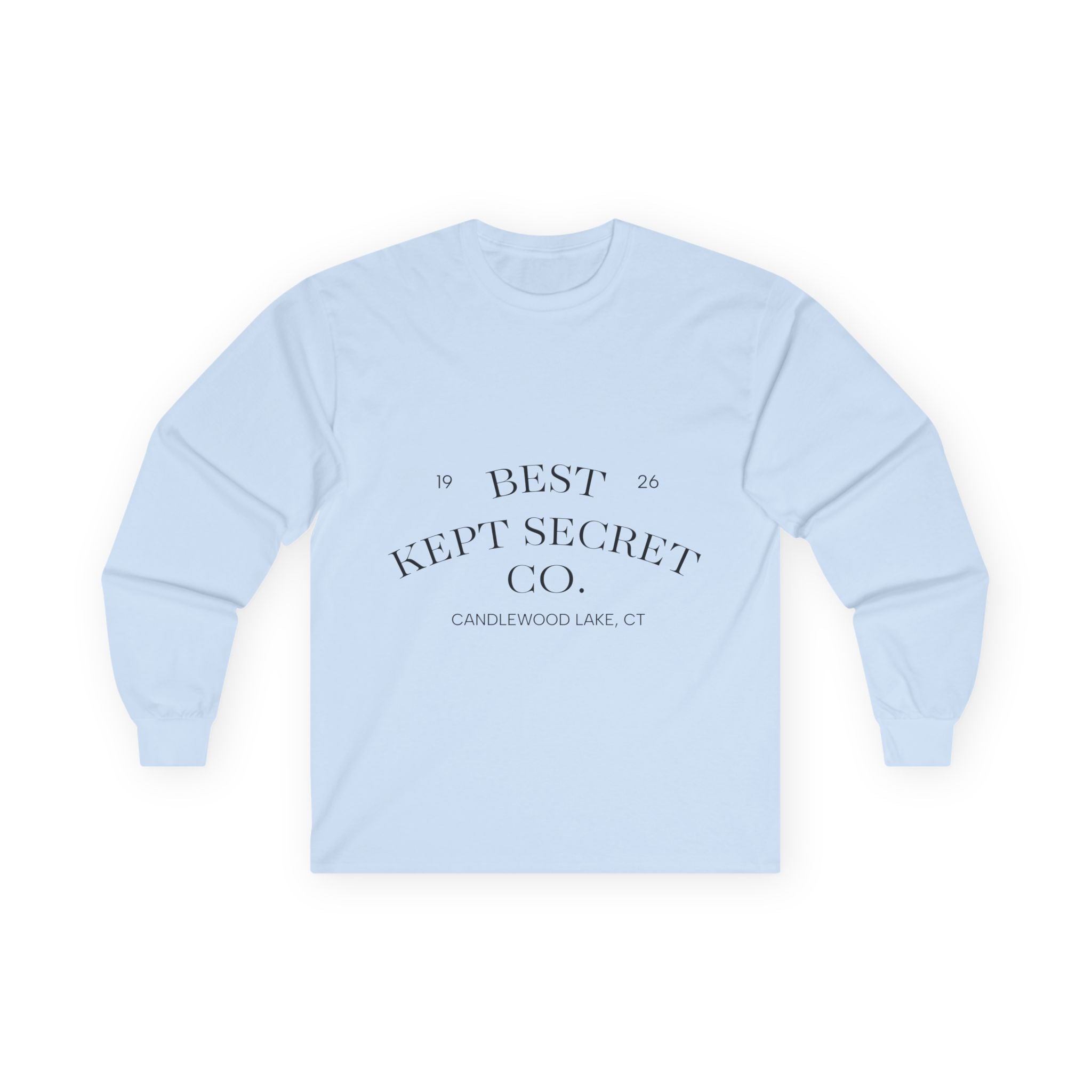 Adult- Best Kept Secret-Long Sleeve Tee for Candlewood Lake Lovers