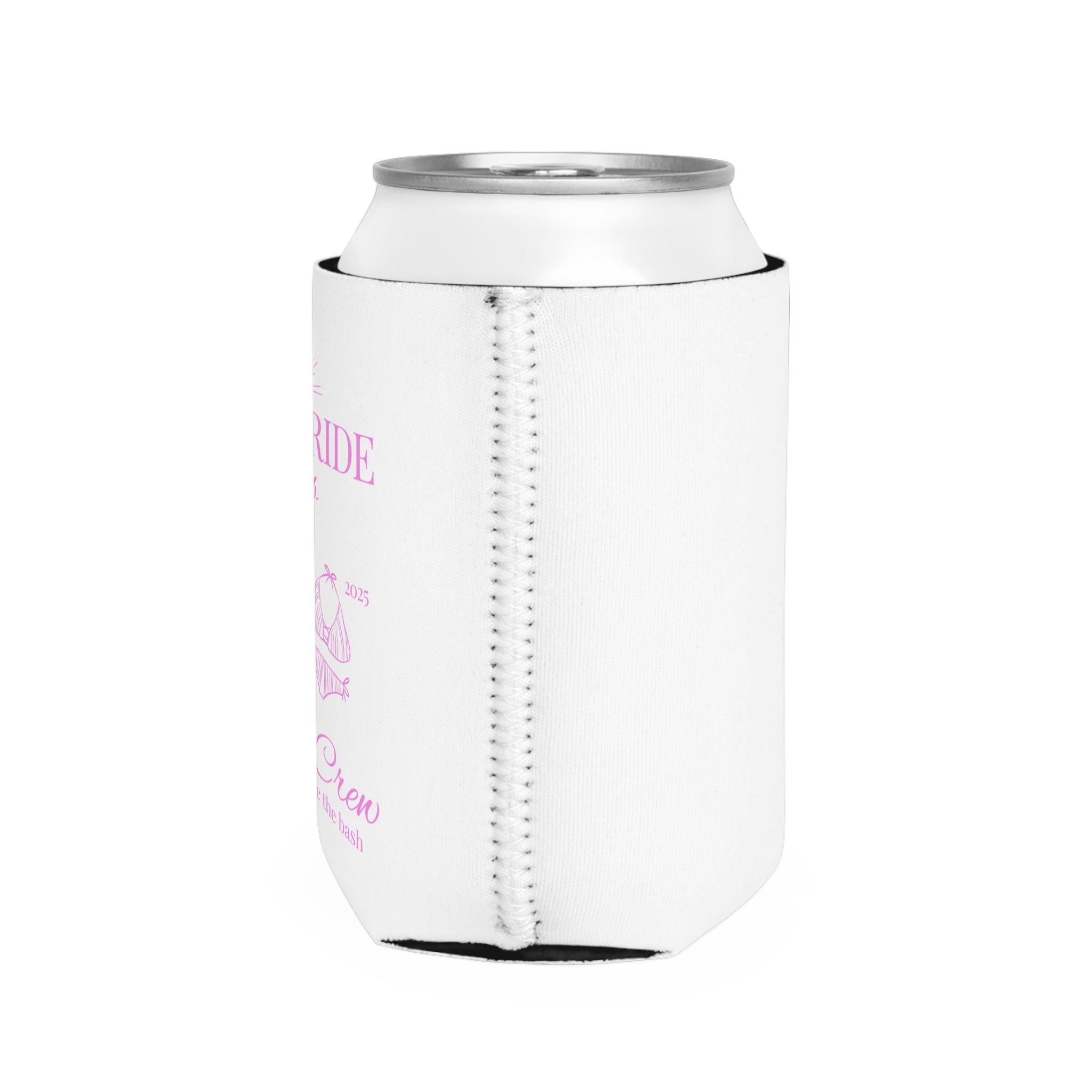 Matching "Lake Bride Club" Koozie in pink - - Perfect for Bachelorette and Wedding Parties, Beach Weddings, Summer Celebrations, Nautical Themes, Customizable [...]