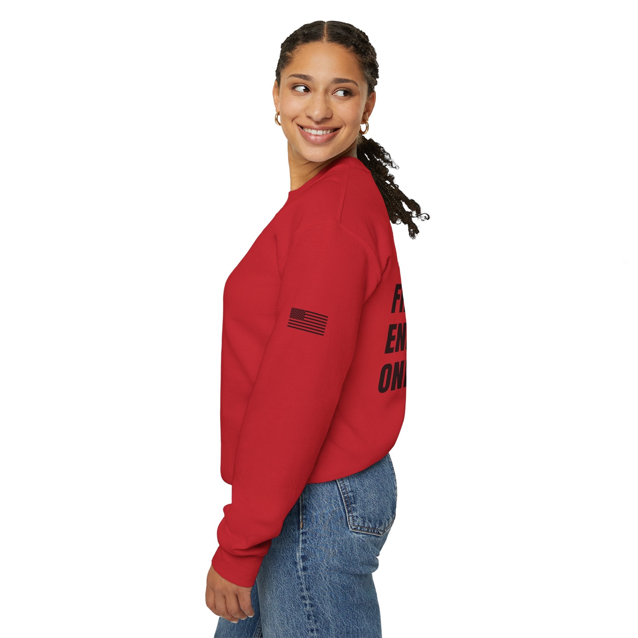 Firecracker Energy Only, 'Merica Crewneck Sweatshirt