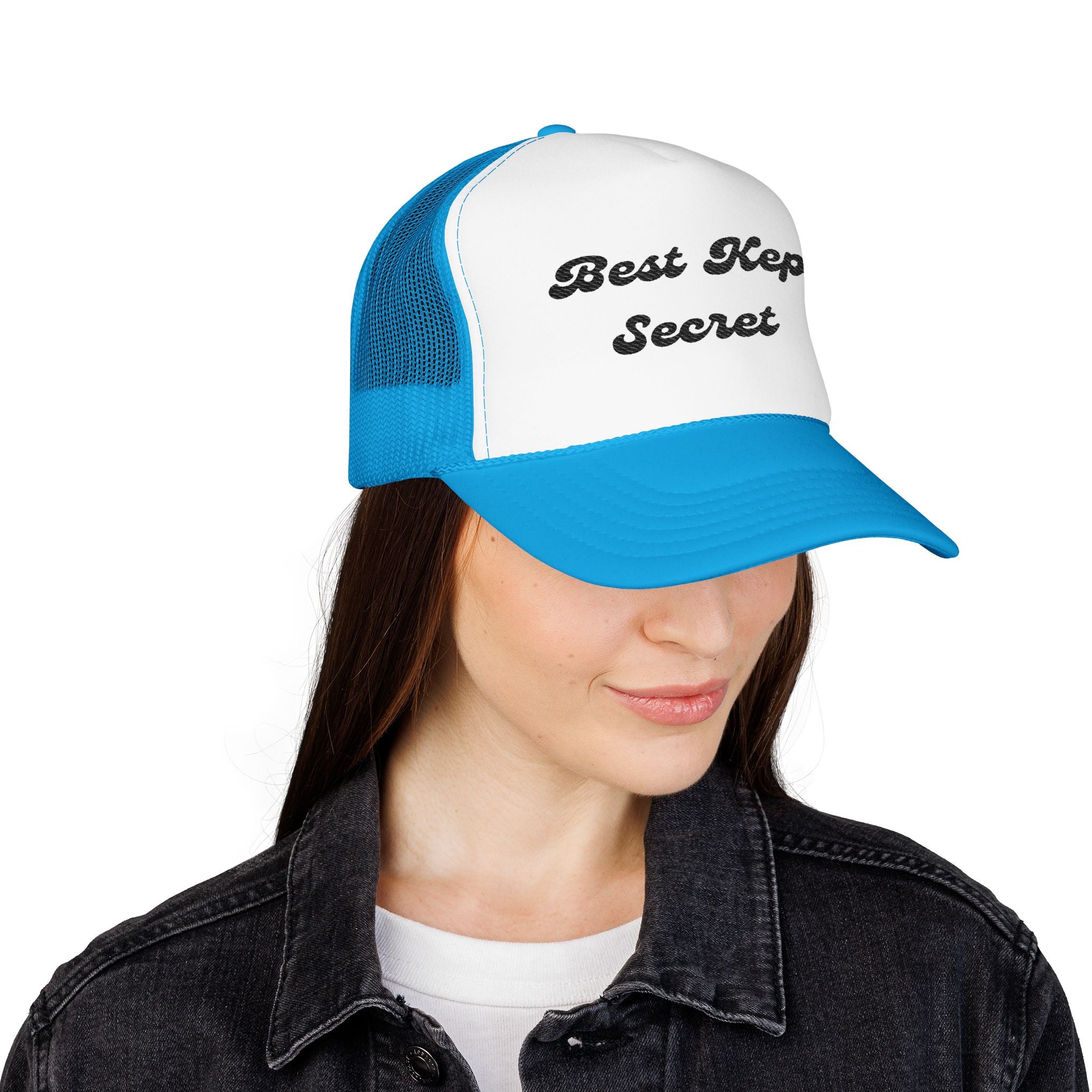 Best Kept Secret- Foam Trucker Hat - Stylish Embroidered Cap for Everyday Adventures