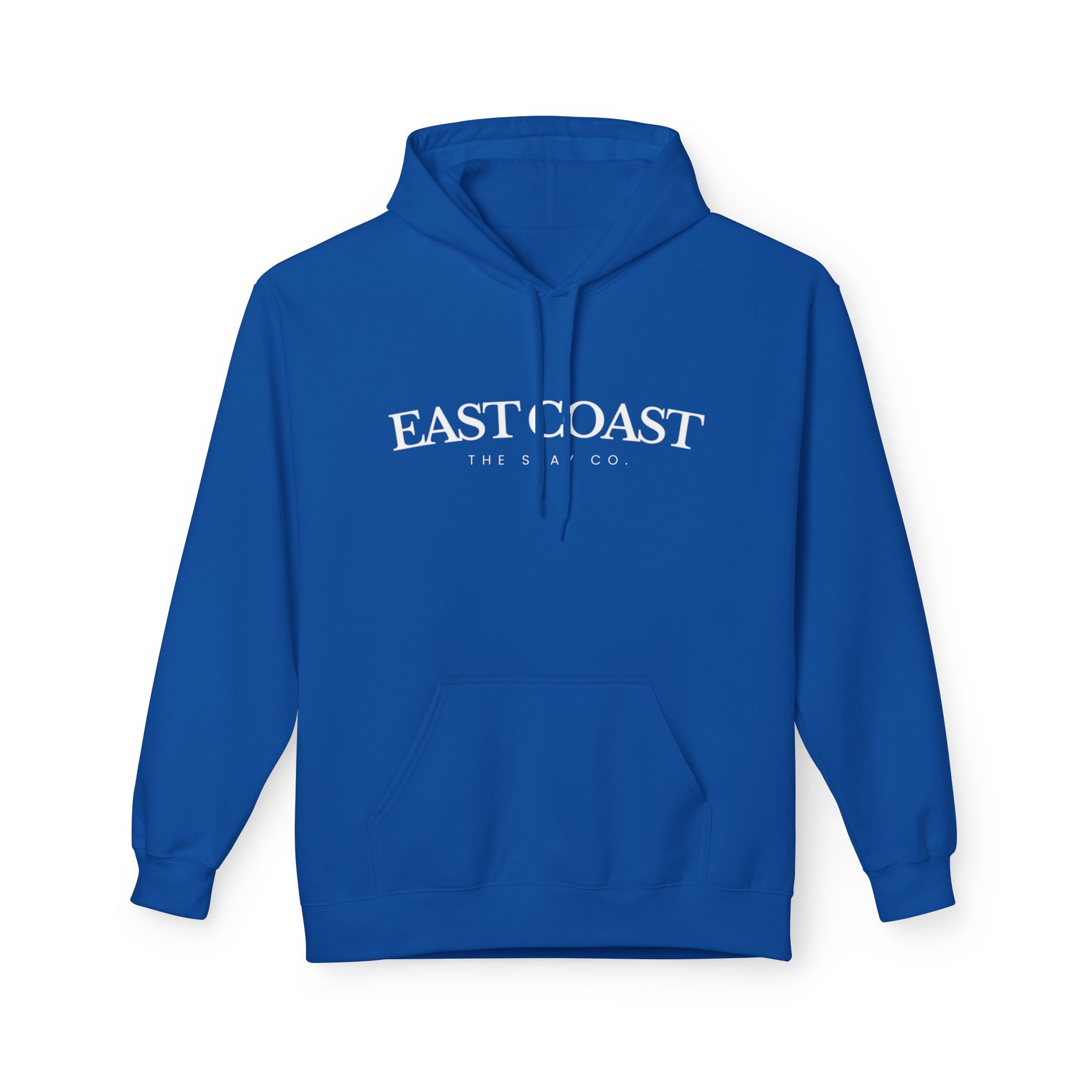 Adult-East Coast - White Writing Hoodie