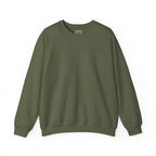 Adult- "Catch me" (Front) - "At The Dock" (Back) -Black Writing -Unisex Crewneck Sweatshirt
