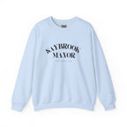 Adult Crewneck-Saybrook Manor with Logo on Back- Black Writing