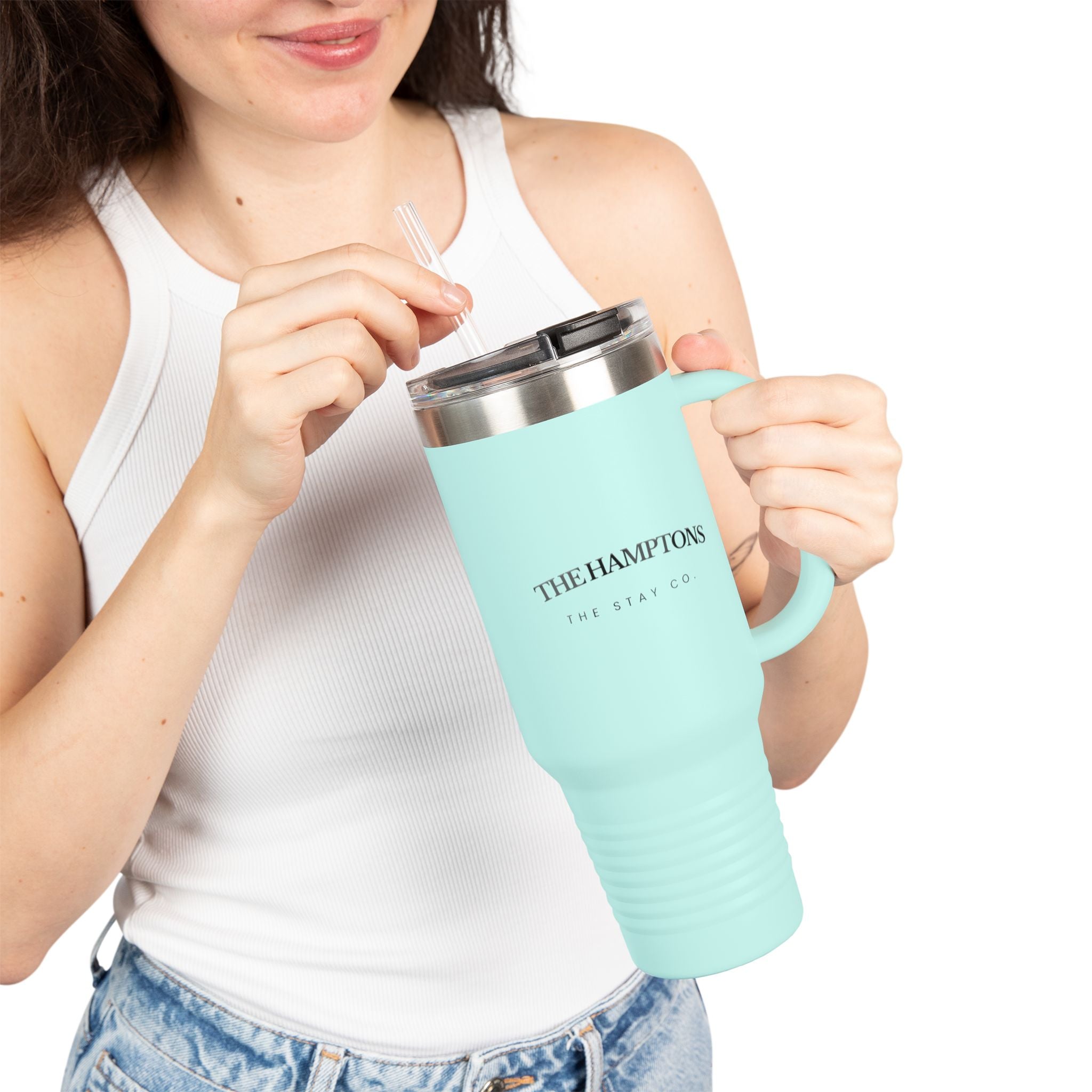 Travel Mug -40oz Insulated Cup- "The Hamptons"