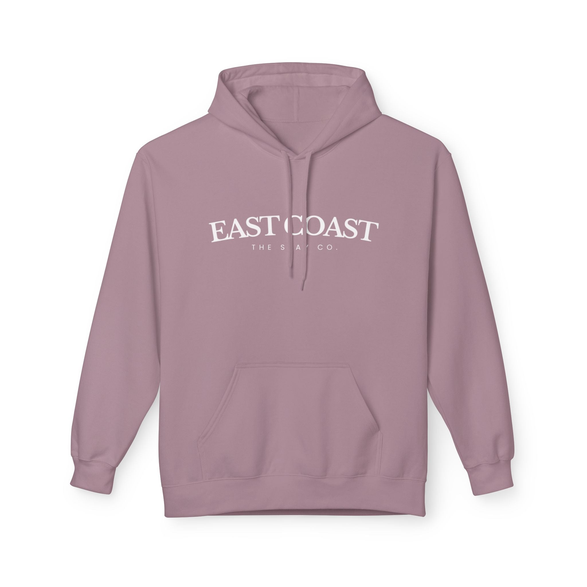Adult-East Coast - White Writing Hoodie