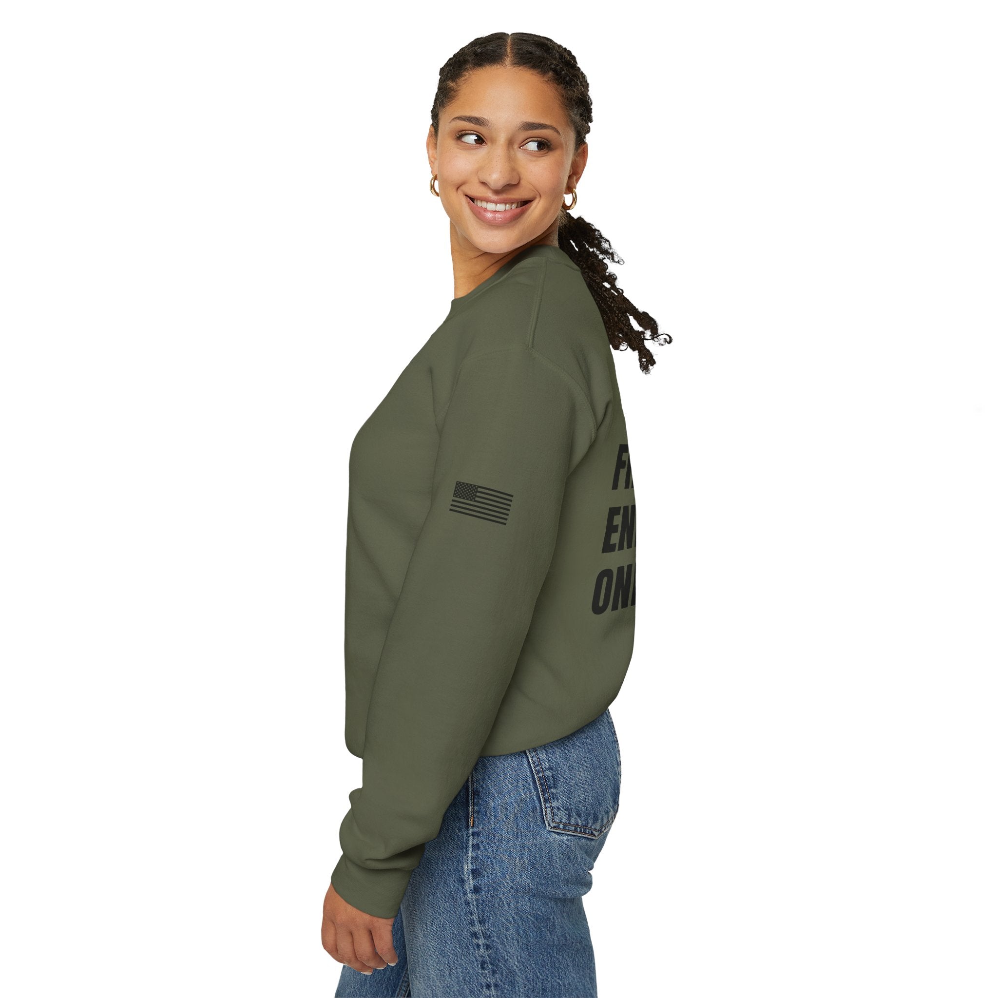 Firecracker Energy Only, 'Merica Crewneck Sweatshirt
