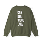 Catch Me at Candlewood Lake Crewneck (White Text)