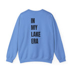 Adult- "Born for this"- (Front)  "In My Lake Era" (Back)- Black Writing- Unisex Crewneck Sweatshirt