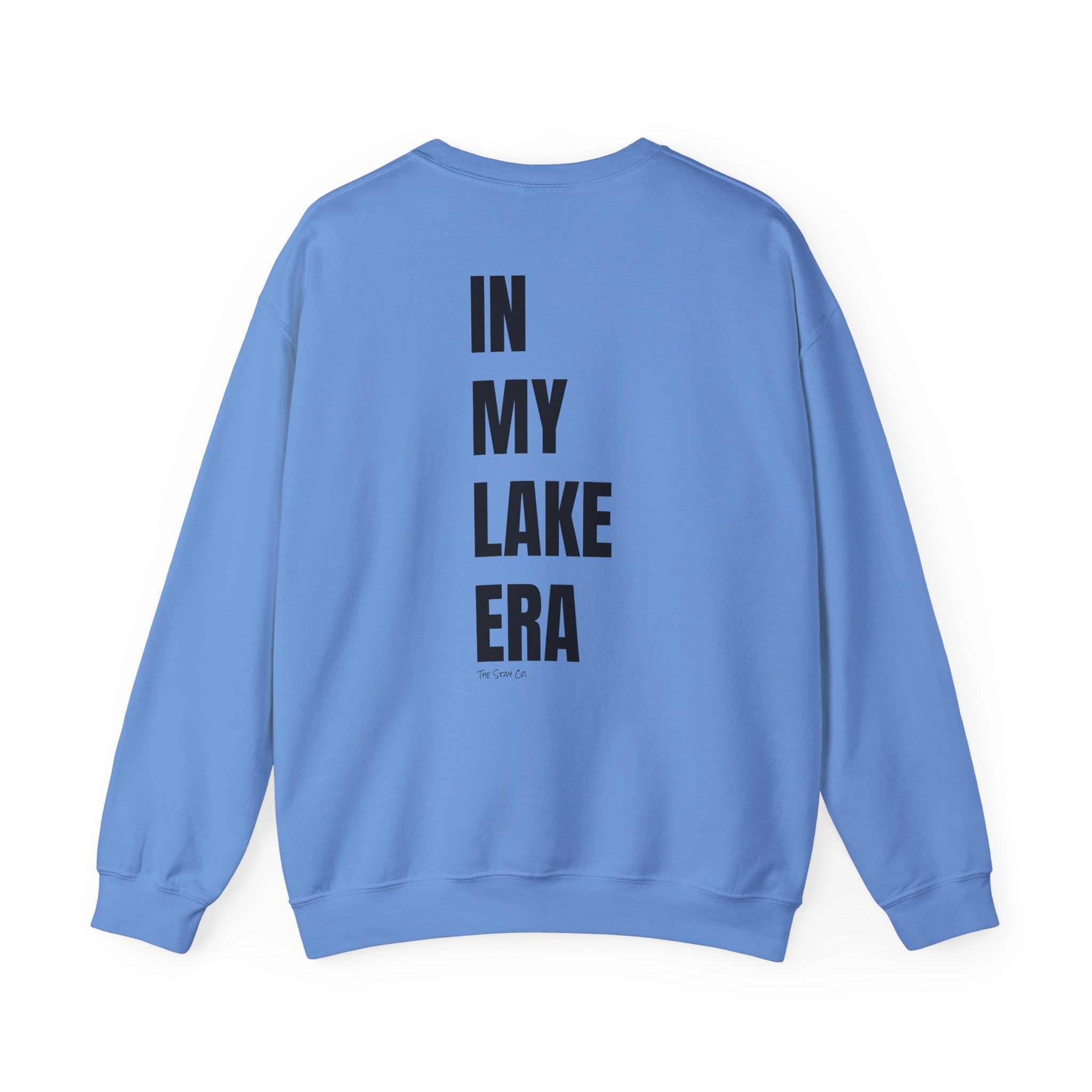 Adult- "Born for this"- (Front)  "In My Lake Era" (Back)- Black Writing- Unisex Crewneck Sweatshirt