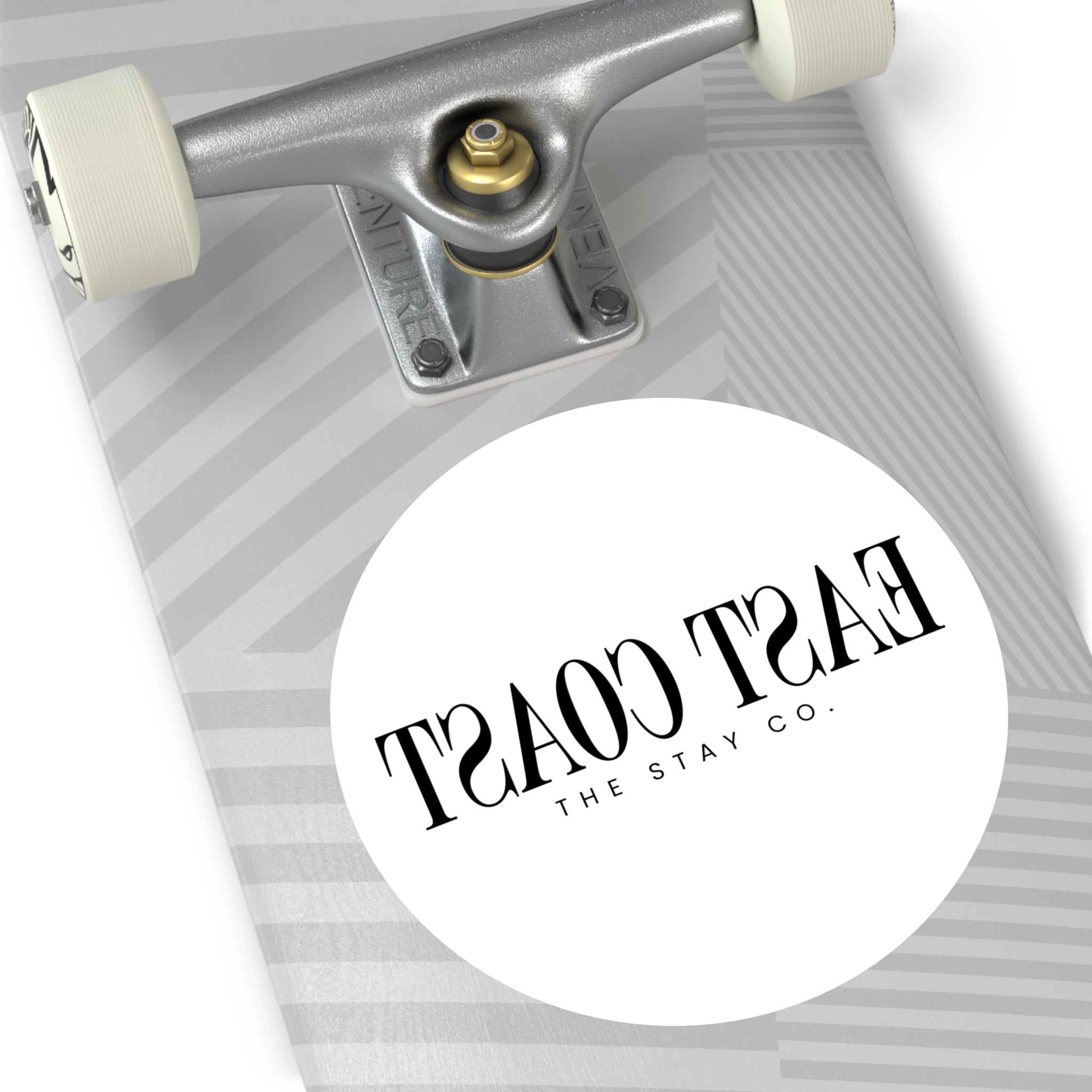 East Coast Round Stickers