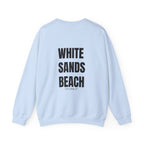 Adult- "'Catch me at"-(Front)- "White Sands Beach Old Lyme, CT"- (Back)- (No Flag) Custom Sweatshirt for location