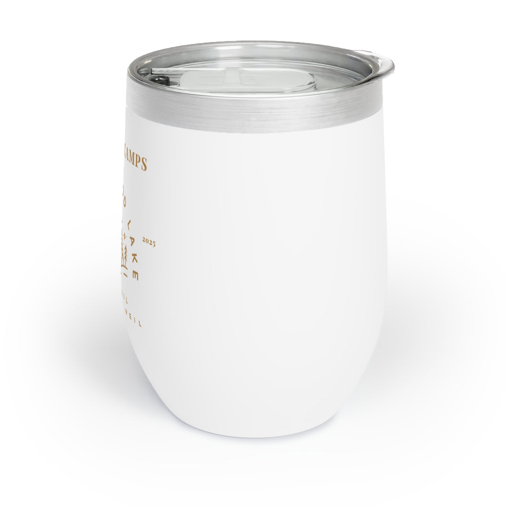 “Champs & Camps”-Candlewood Lake- Last Trail Before the Veil-Stylish Wine Tumbler for Bachelorette and wedding parties, Travel Mug, Gift for Wine Lovers, Outdoor Drinkware, Personalized Insulated Cup