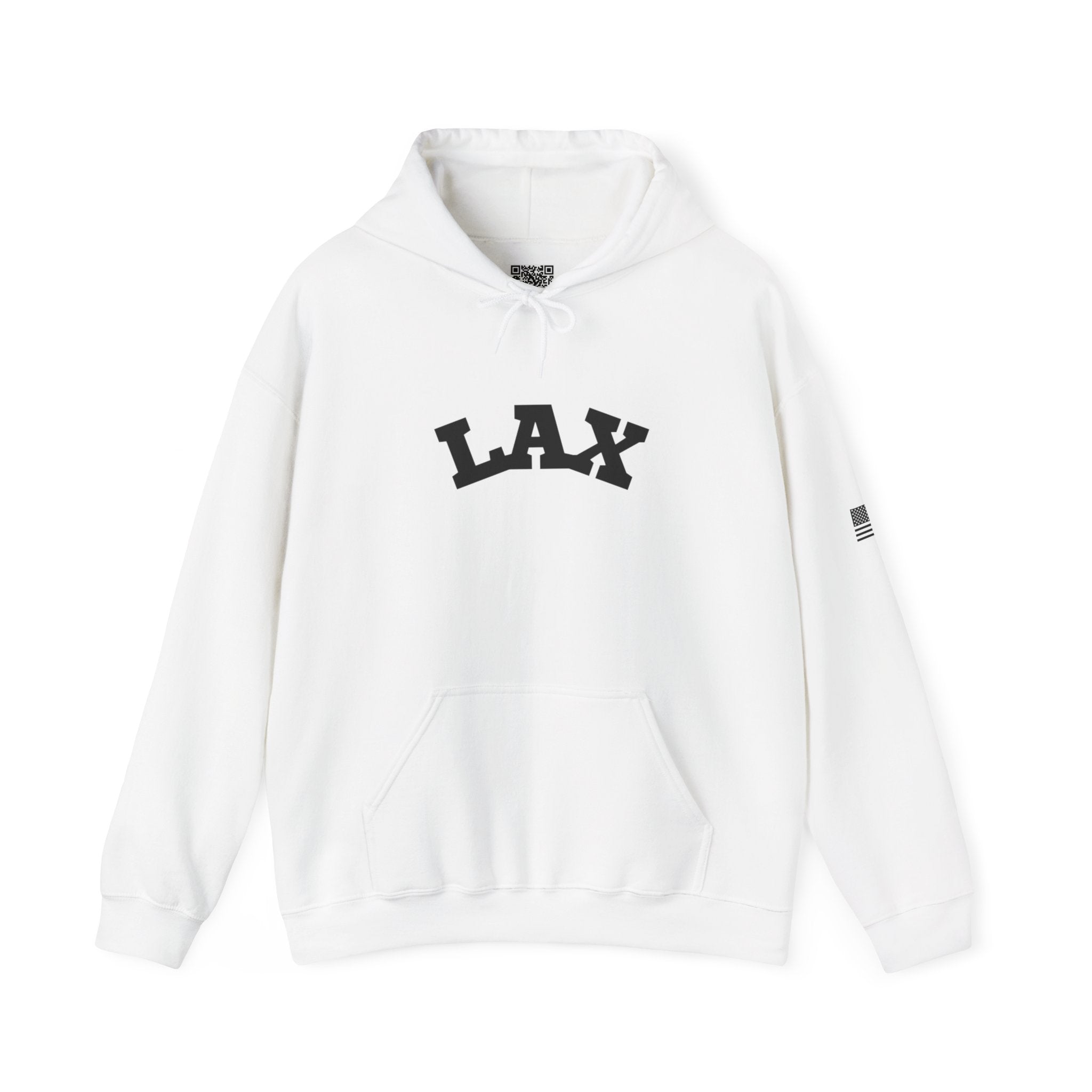 Adult Unisex Hoodie - "LAX" -Choose Your Color-Cozy Sweatshirt for Fans or Parents, Unisex Sports Apparel, Perfect Gift for Game Day, Casual Wear for Athletes