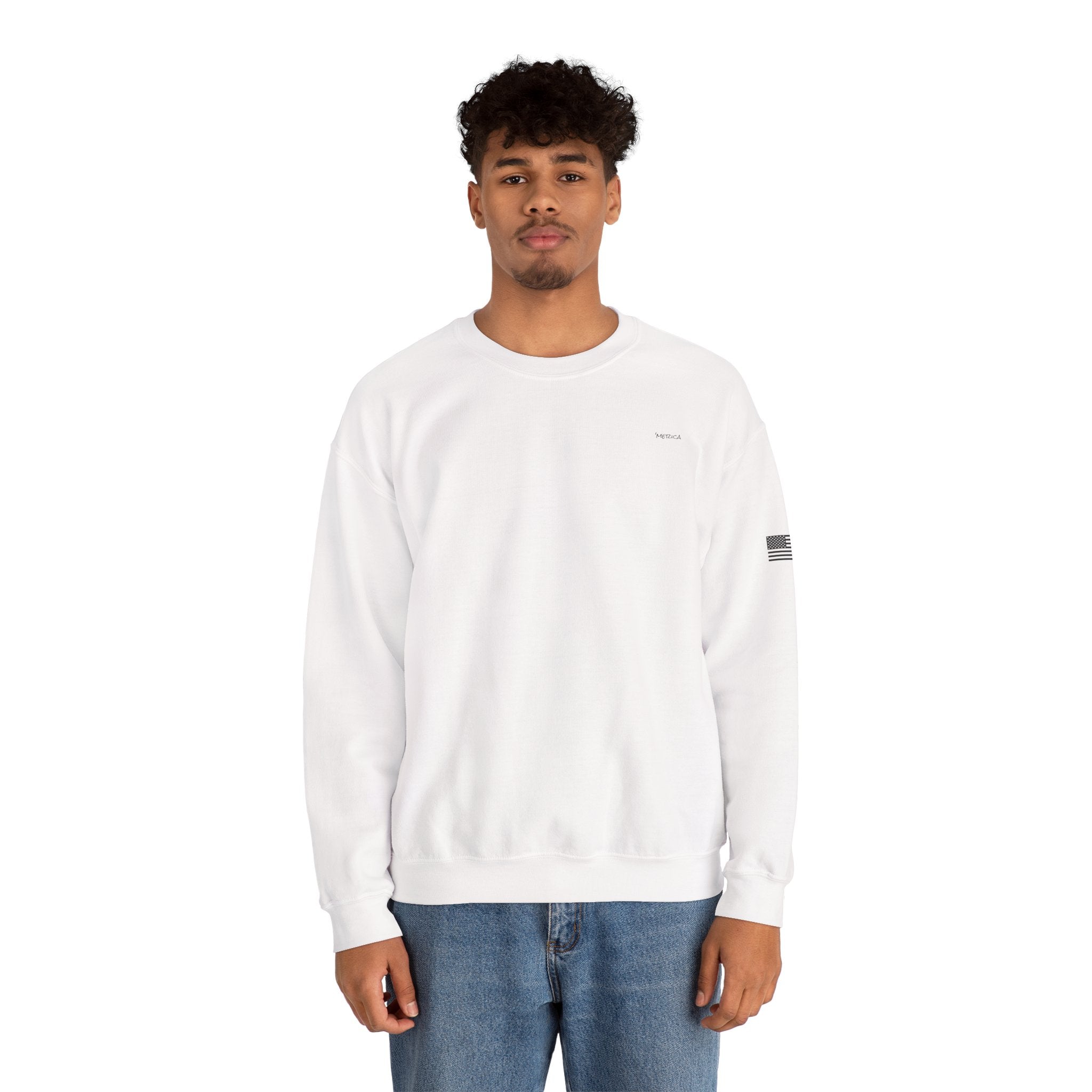Firecracker Energy Only, 'Merica Crewneck Sweatshirt