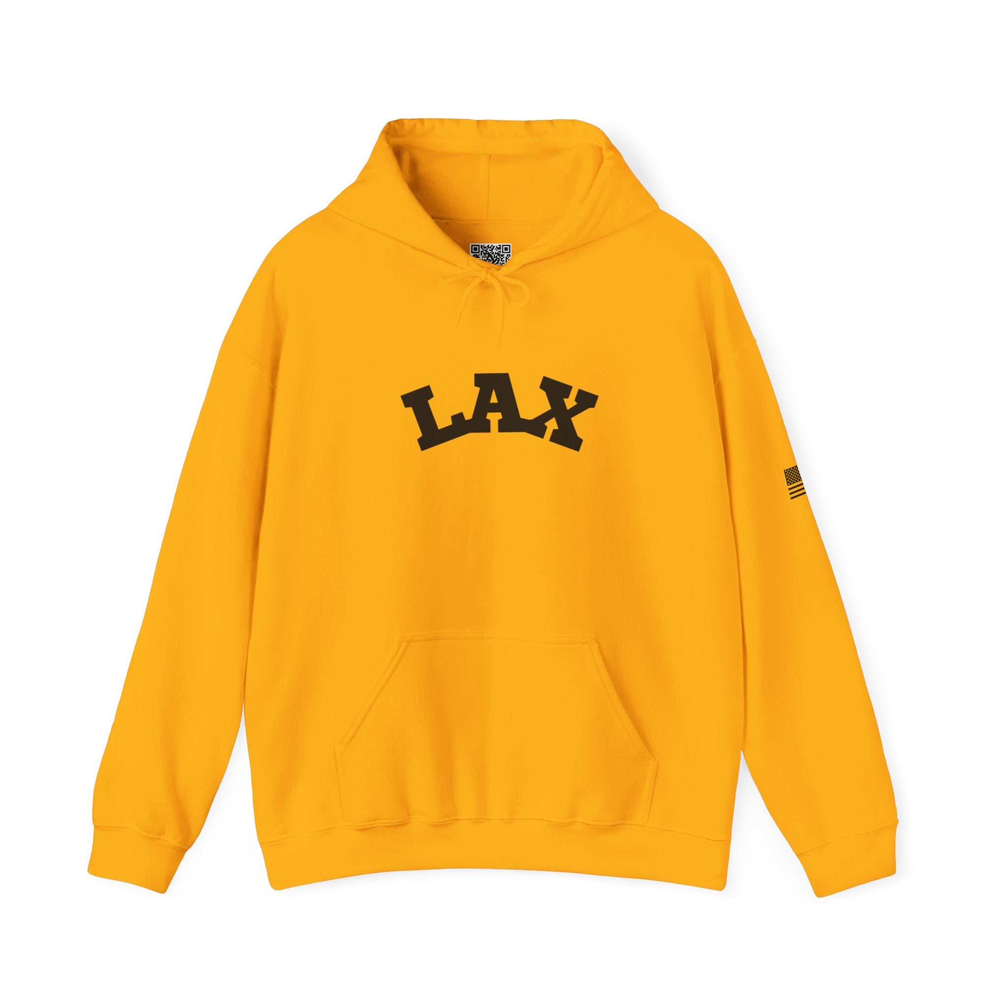 Adult Unisex Hoodie - "LAX" -Choose Your Color-Cozy Sweatshirt for Fans or Parents, Unisex Sports Apparel, Perfect Gift for Game Day, Casual Wear for Athletes