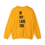 Adult- "Born for this"- (Front)  "In My Lake Era" (Back)- Black Writing- Unisex Crewneck Sweatshirt