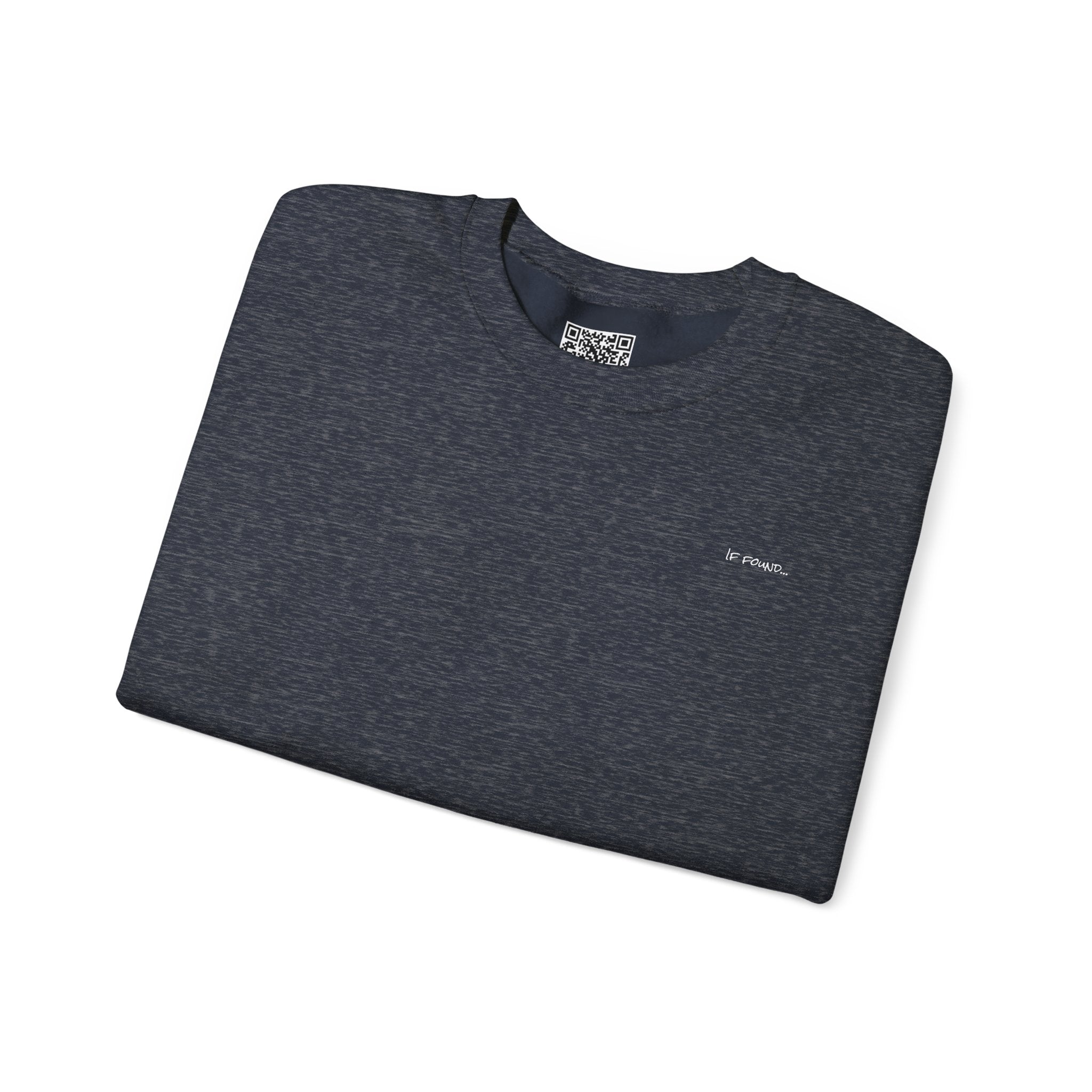 Adult- "If Found" (Front) -"Just Add Water"(Back) - White Writing-Unisex Crewneck Sweatshirt