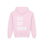 Youth Old Saybrook Hoodie with Logo On Front