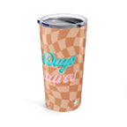 "Dockside Days & Rose Waves"-Trendy Tumbler 20oz with Checkered Design | Stylish Drinkware for Coffee Lovers, Gift for Birthdays, Travel Mug, Personalized Cup, [...]