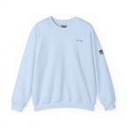 Adult- "Salty AF" (Front) "Old Lyme New Tan" (Back)- with Flag -Unisex Crewneck