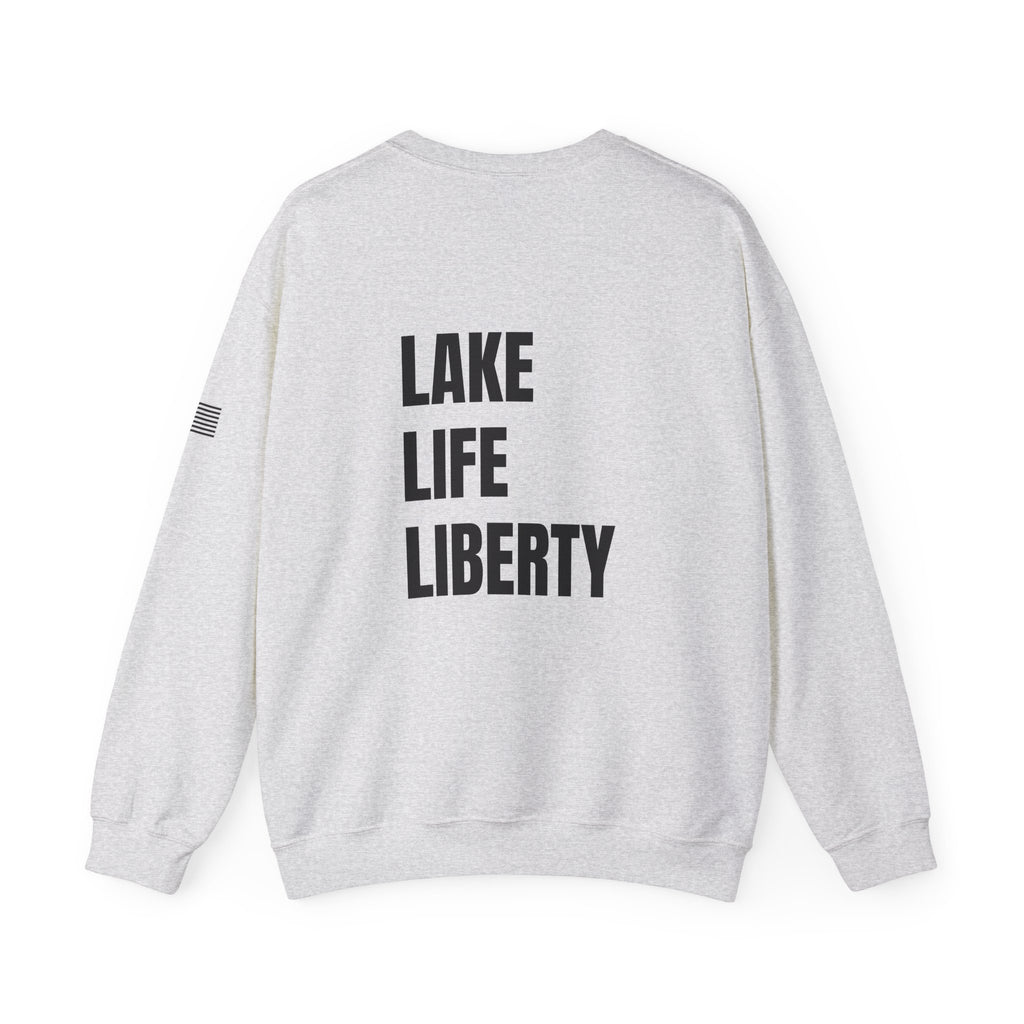 Lake Life Liberty, 'Merica Crewneck Sweatshirt