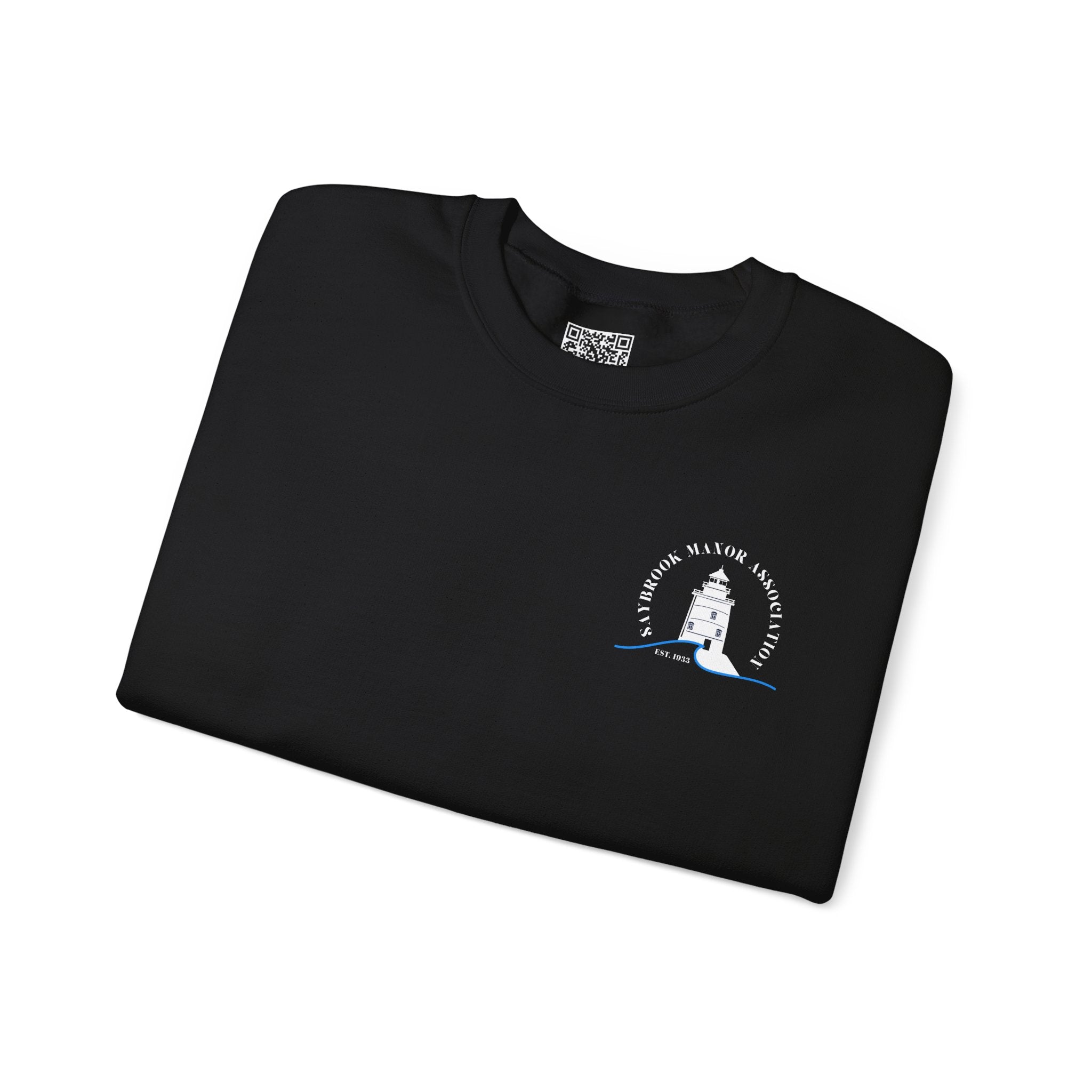 Adult- Old Saybrook Crewneck Sweatshirt With Association Logo On Front