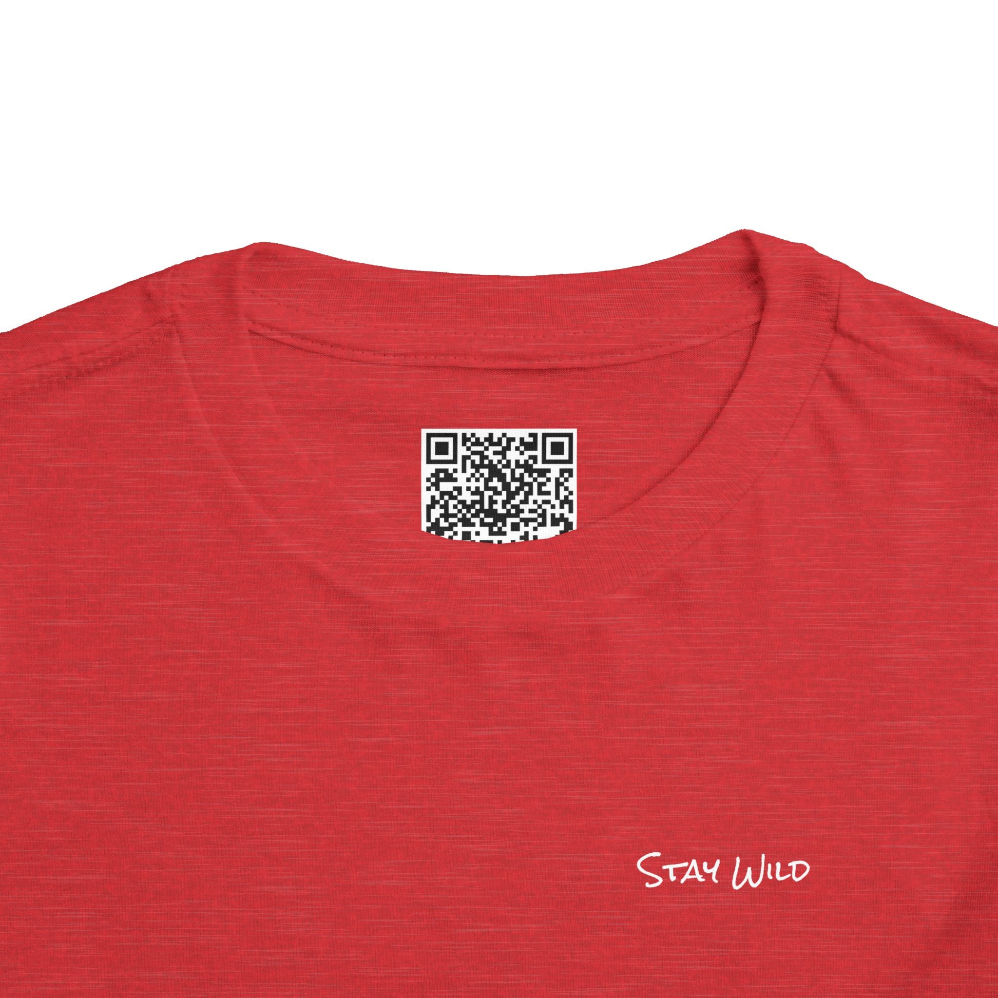 Toddler (2T-5T) - "Stay Wild" (Front) 'Walk. Run. Wakeboard. '(Back)- White Writing, Short Sleeve Tee