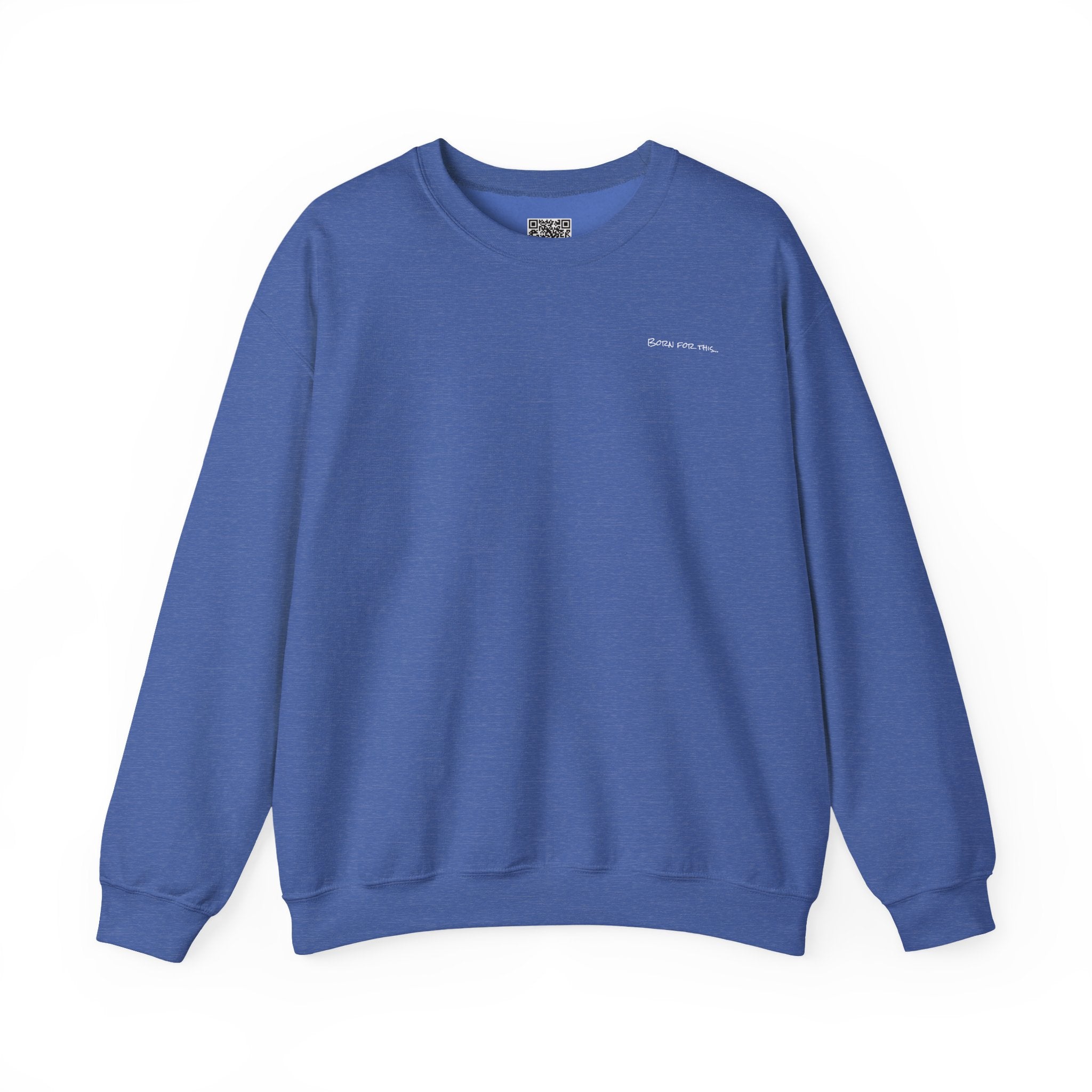 Adult- "Born for this"- (Front)  "In My Lake Era" (Back)- White Writing- Unisex Crewneck Sweatshirt