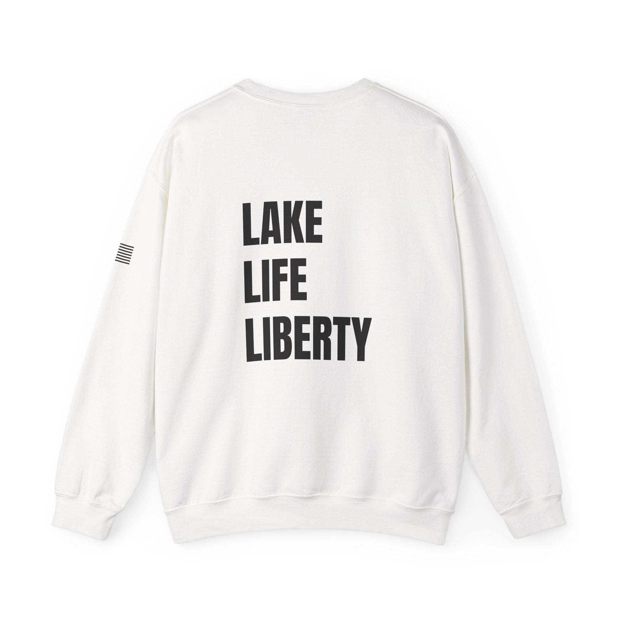 Lake Life Liberty, 'Merica Crewneck Sweatshirt