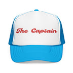 "The Captain"- Foam Trucker Hat, Embroidered Cap, BBQ Hat, Perfect Gift for Grilling Enthusiasts, Summer BBQ Accessory, Fun Party Hat