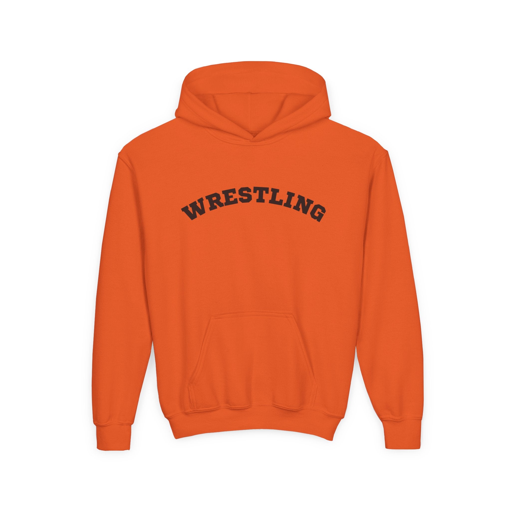 Youth Hoodie "Wrestling" - Choose Your Color- -Sports Apparel, Gift for Young Athletes, Team Spirit, Cozy Sweatshirt, Game Day Ready
