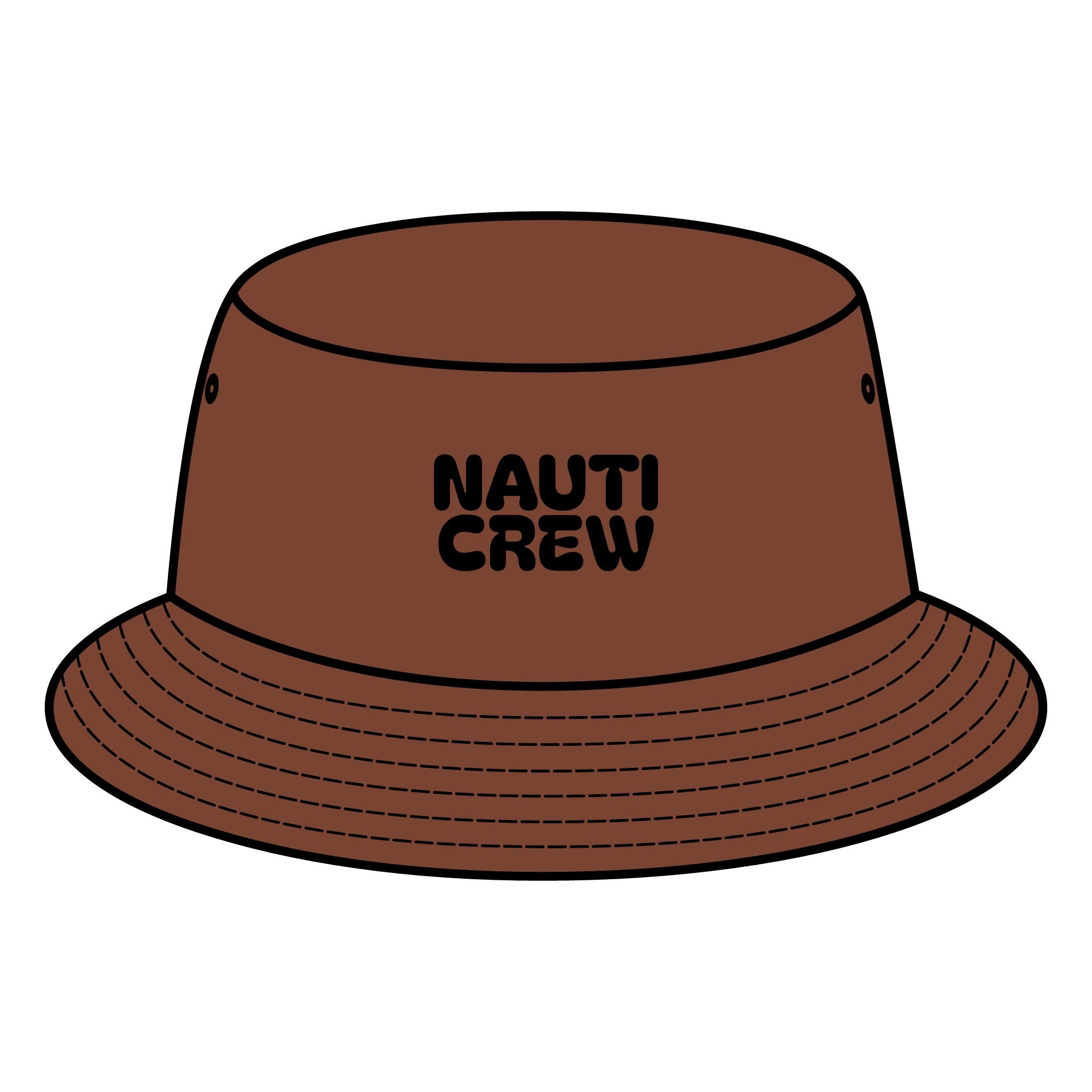 Nauti Crew Bucket Hat - Bachelorette crew hat-Stylish Summer Hat