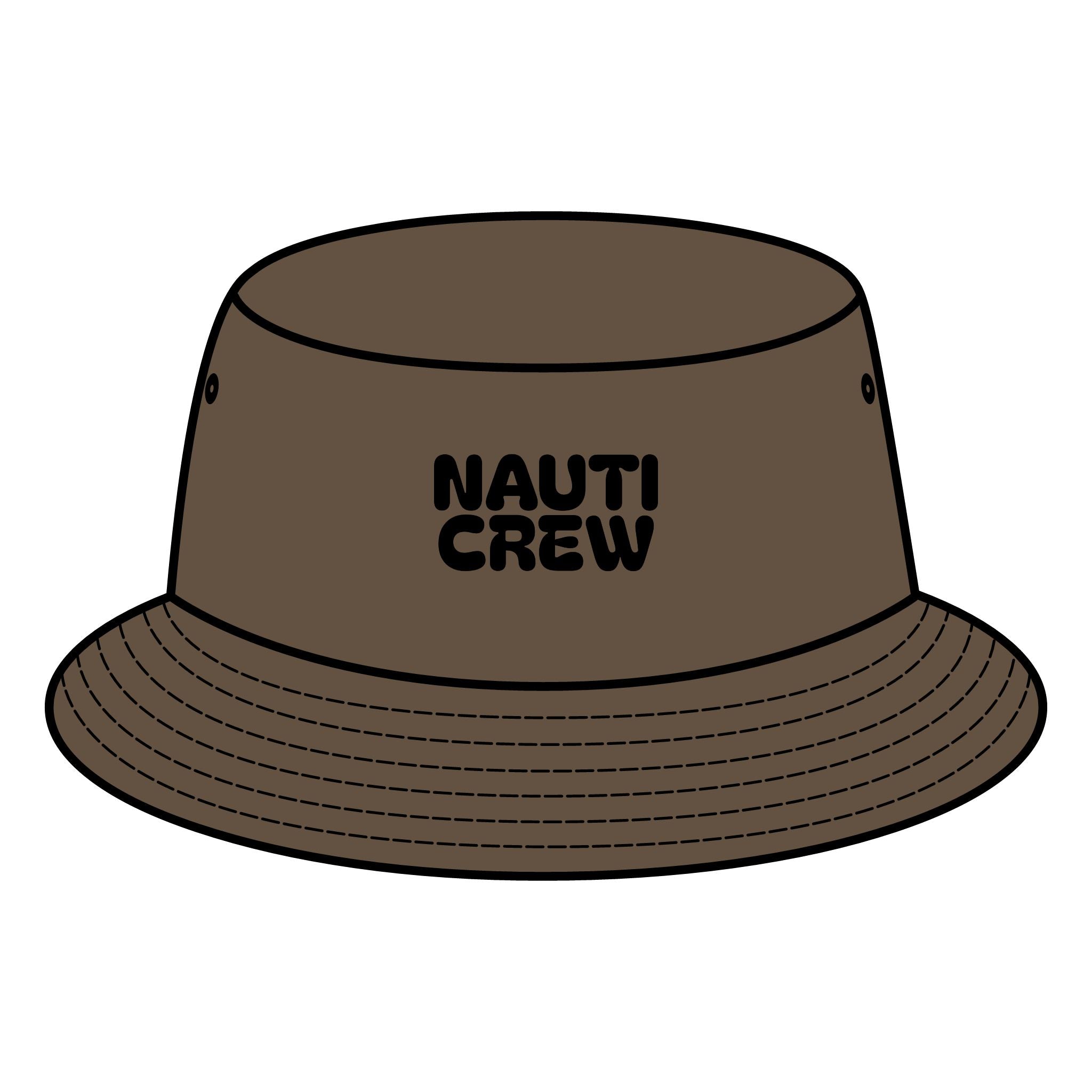 Nauti Crew Bucket Hat - Bachelorette crew hat-Stylish Summer Hat