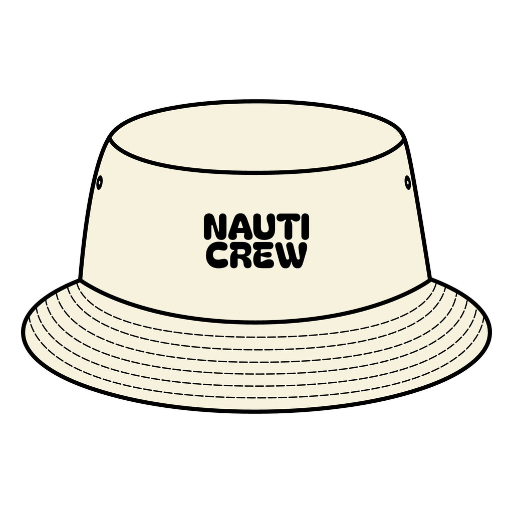Nauti Crew Bucket Hat - Bachelorette crew hat-Stylish Summer Hat
