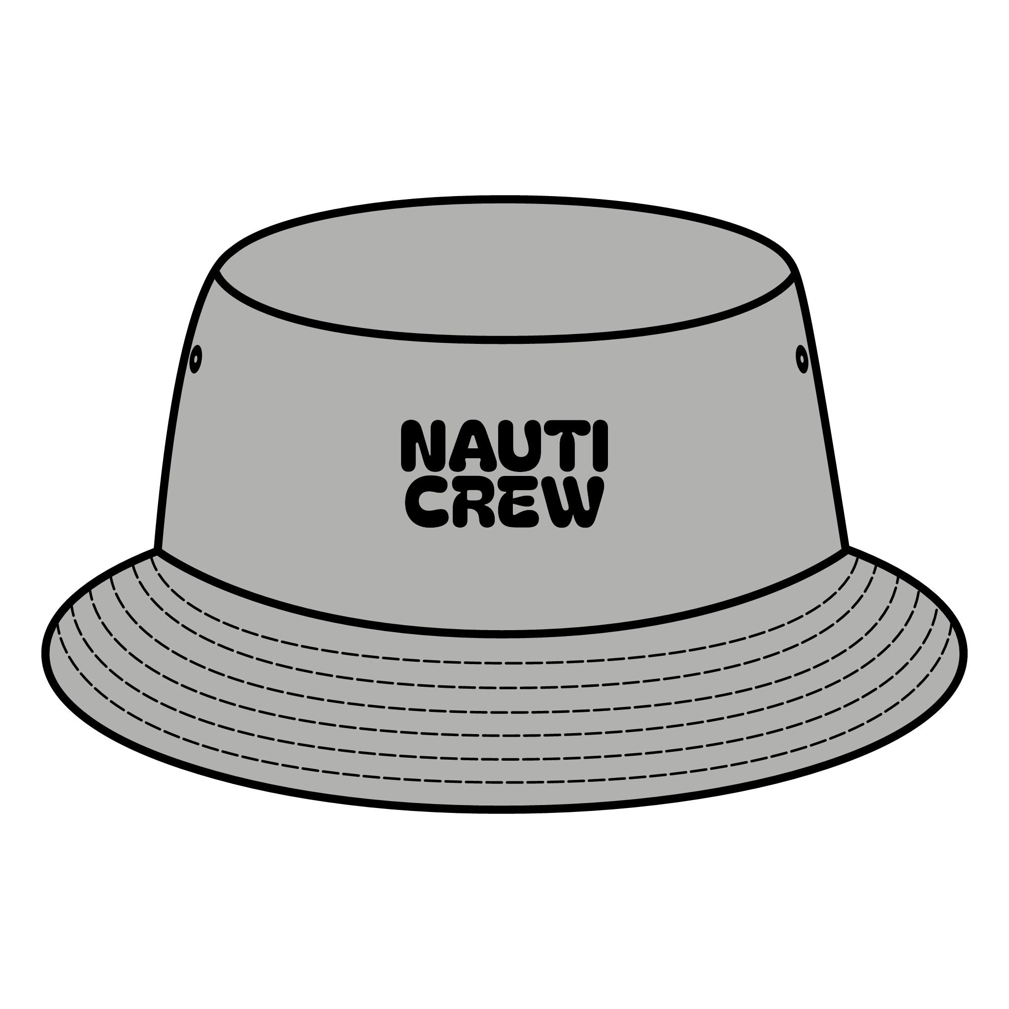 Nauti Crew Bucket Hat - Bachelorette crew hat-Stylish Summer Hat