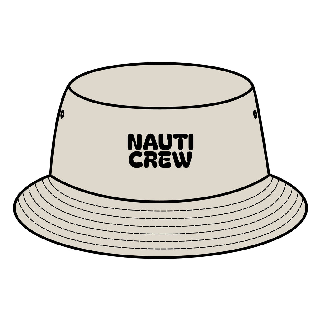 Nauti Crew Bucket Hat - Bachelorette crew hat-Stylish Summer Hat