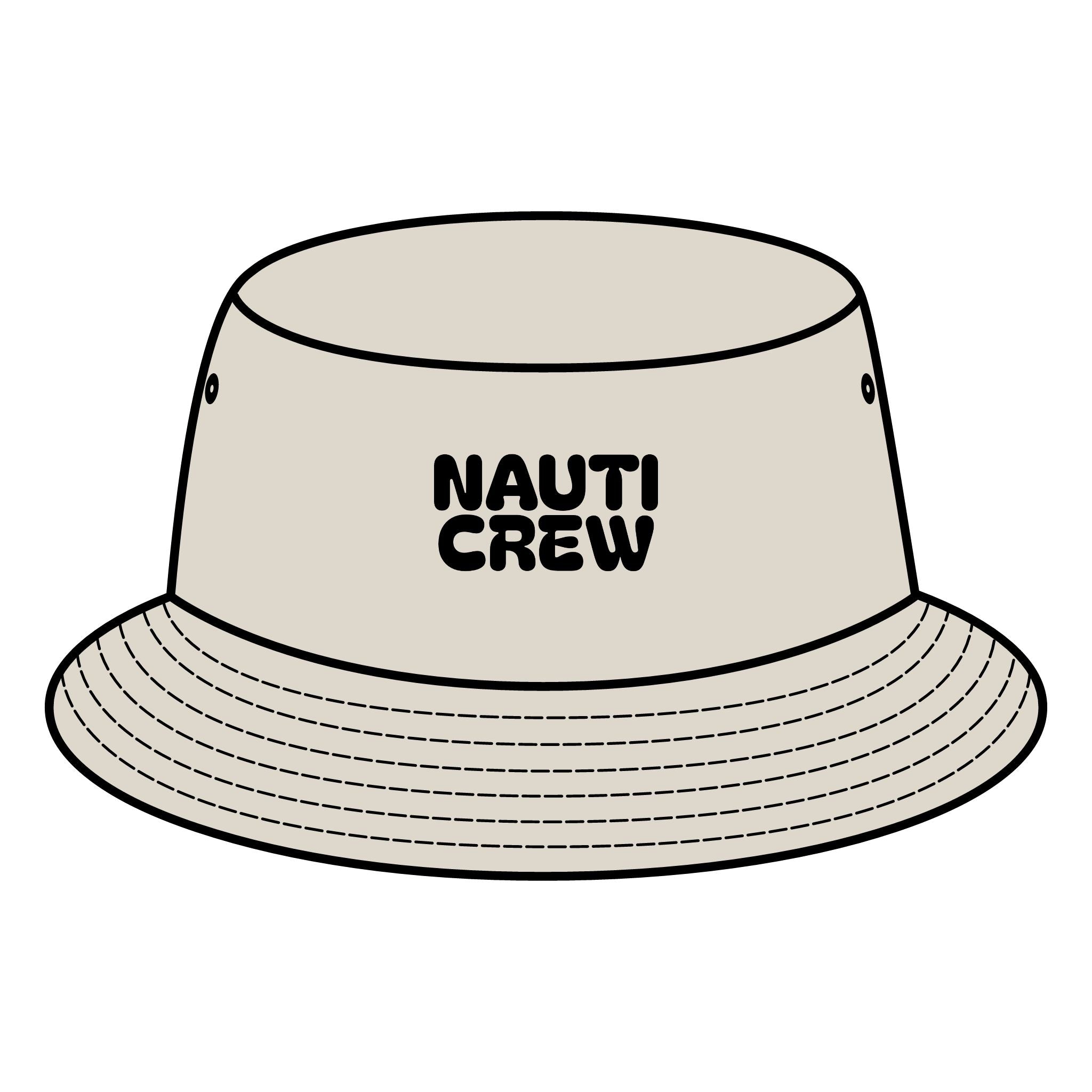 Nauti Crew Bucket Hat - Bachelorette crew hat-Stylish Summer Hat