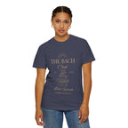 Matching "The Bach Club-Last Splash- Candlewood Lake" -In Beige Writing- Choose a Color Shirt- Perfect for Bachelorette and Wedding Parties- Unisex Vacation Top, Sailor Humor Apparel