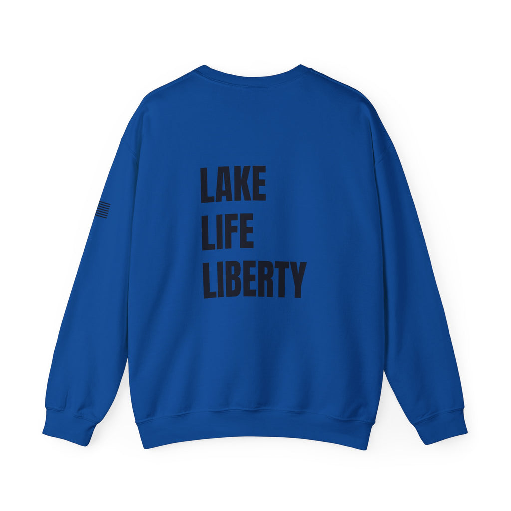 Lake Life Liberty, 'Merica Crewneck Sweatshirt