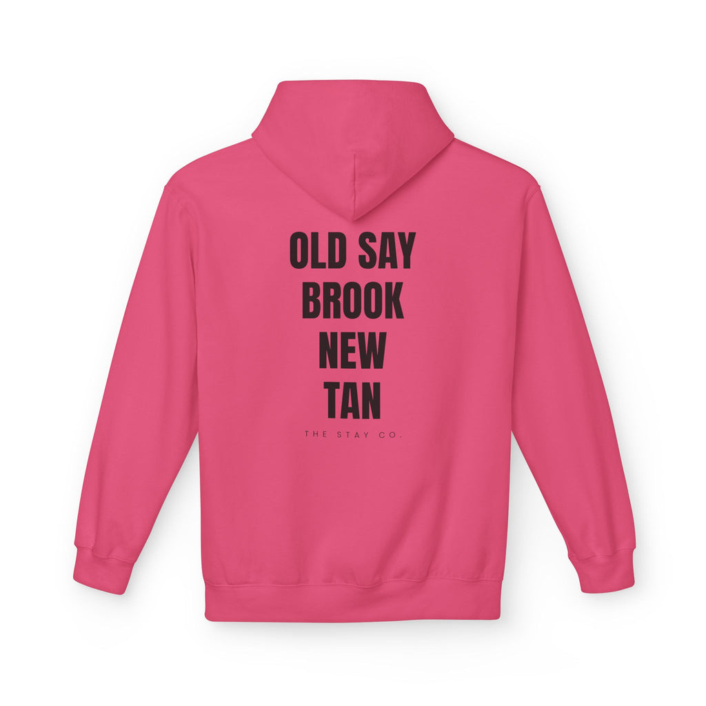 Adult- "Out Of Office" (Front) "Old Saybrook New Tan" (Back) - Hoodie