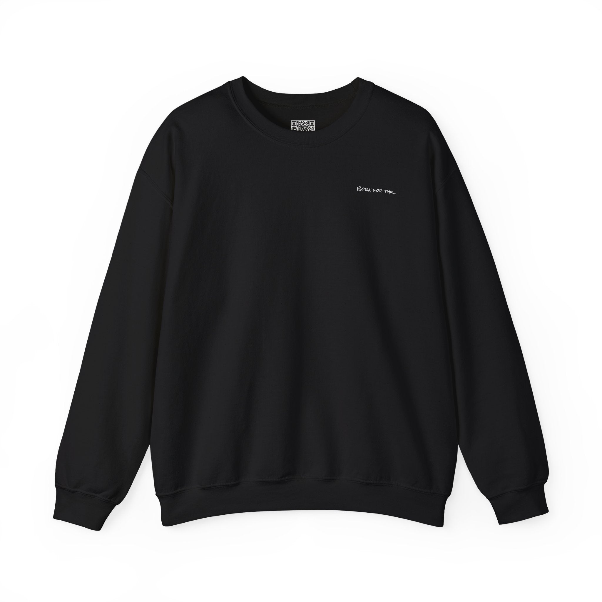 Adult- "Born for this"- (Front)  "In My Lake Era" (Back)- White Writing- Unisex Crewneck Sweatshirt