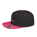 Embroidered Snackback Cap-"Send It"-In Pink Casual Hat, Outdoor Apparel, Summer Fashion, Gift for Him/Her, Festival Accessory