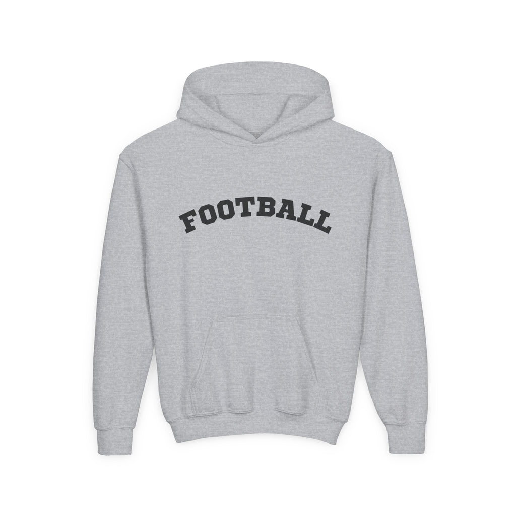 Youth Hoodie "Football"  -Sports Apparel, Gift for Young Athletes, Team Spirit, Cozy Sweatshirt, Game Day Ready