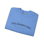 Adult- "The Hamptons" - Black Writing- Crewneck Sweatshirt