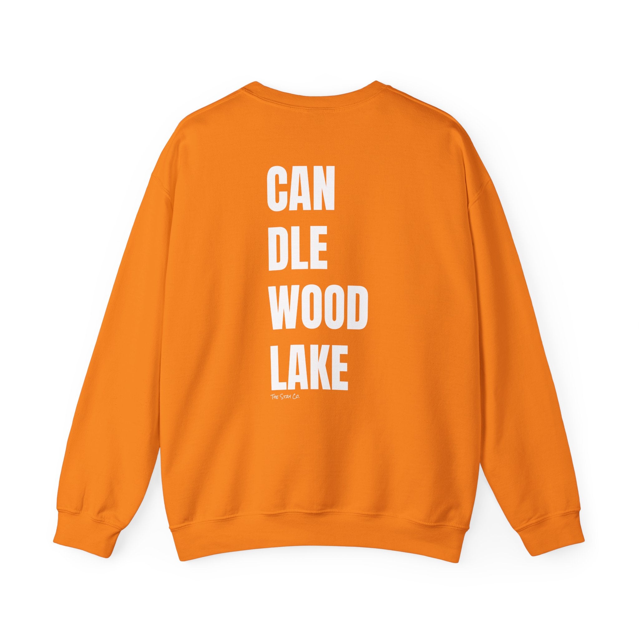 Catch Me at Candlewood Lake Crewneck (White Text)