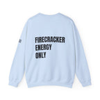 Firecracker Energy Only, 'Merica Crewneck Sweatshirt