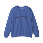 Adult- "The Hamptons" - Black Writing- Crewneck Sweatshirt