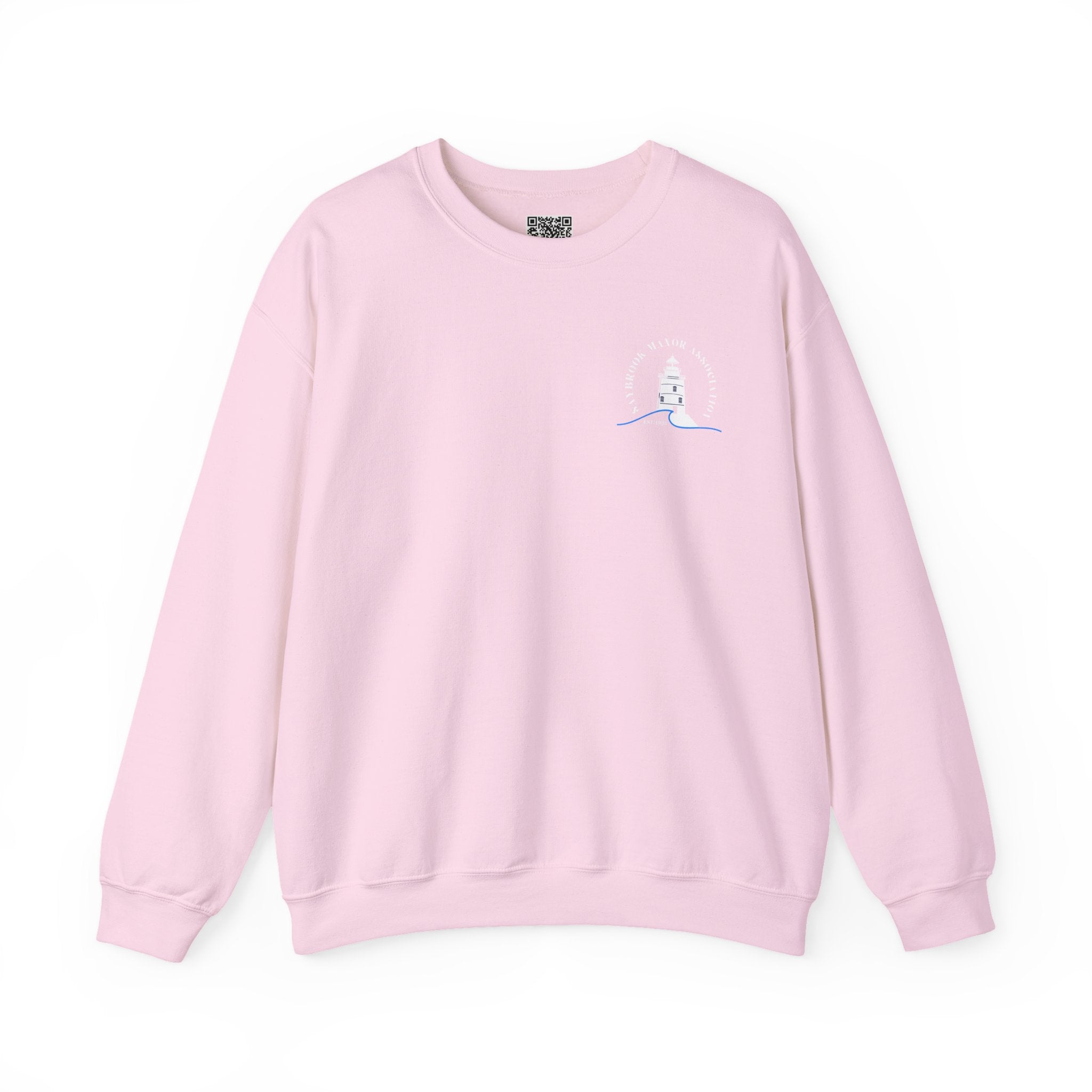 Adult- Old Saybrook Crewneck Sweatshirt With Association Logo On Front