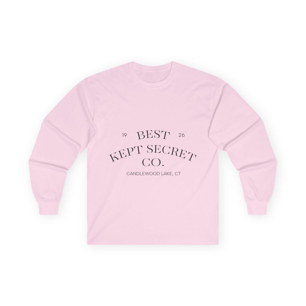 Adult- Best Kept Secret-Long Sleeve Tee for Candlewood Lake Lovers