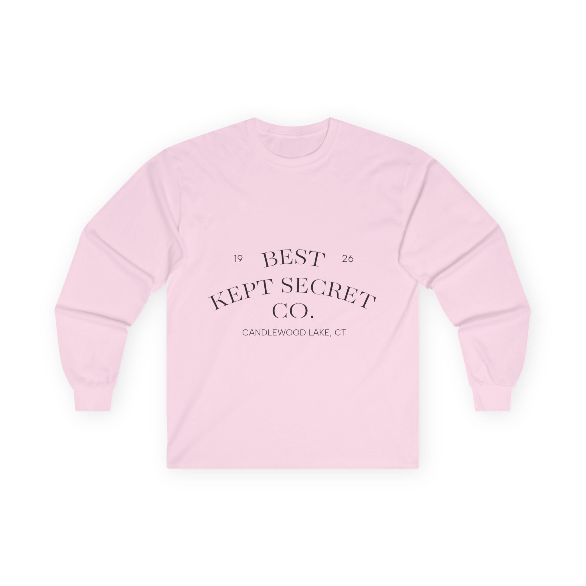 Adult- Best Kept Secret-Long Sleeve Tee for Candlewood Lake Lovers